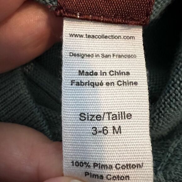 Tea Collection Girls Sweater Size 3/6m - Picture 3 of 3